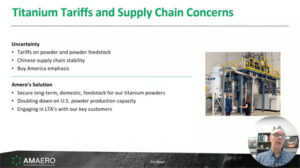 Titanium tariffs supply chain concerns