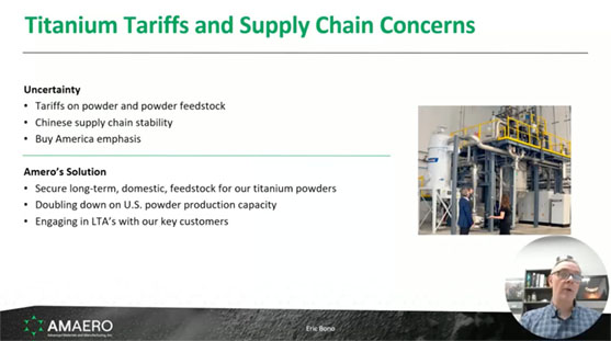 Titanium tariffs supply chain concerns